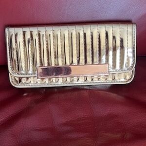 NWT Ted Baker Rose Gold Clutch